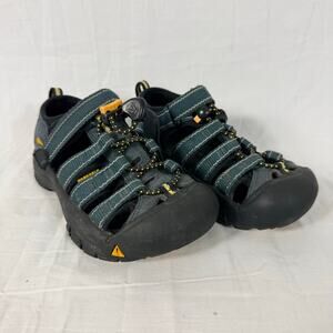 Keen Sandals Kids 10 Newport H2 Fisherman Hiking Water Shoes Navy 1006055